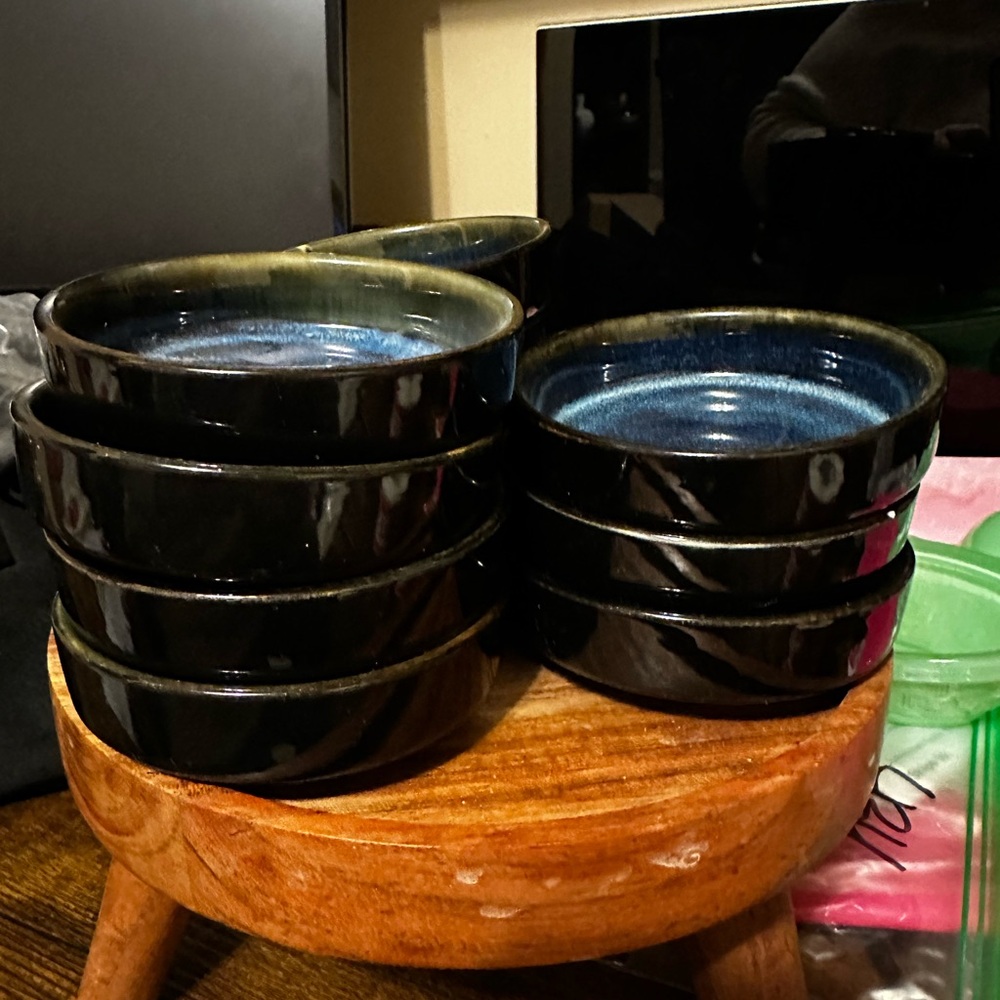 Blue Ceramic Soy Sauce Dishes